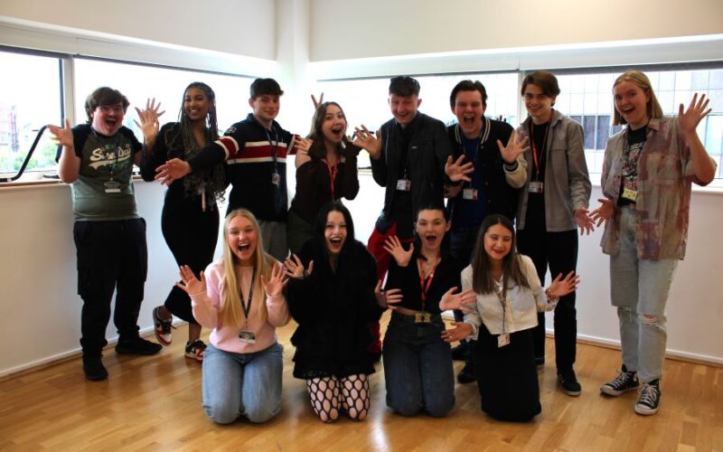 L-R Standing: Leon Meredith-Dykes, Ayah Edries, Oliver Livsey, Keira Parker, Daniall Leese, Henry Hawkins, Lewis McArdle and Scarlett Burgess. Kneeling: Honey Finley, Angelina Duncan, Emily Durber and Molly Childs.