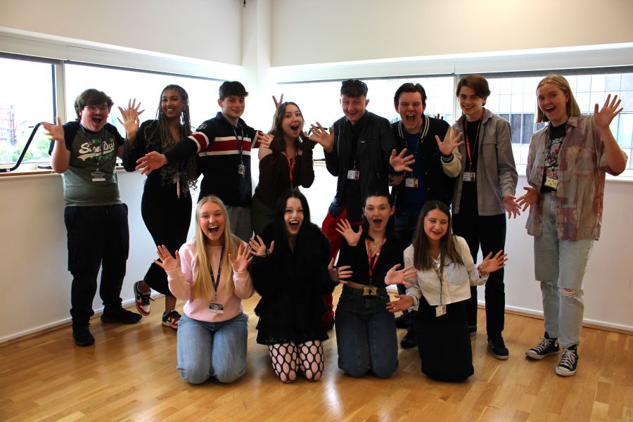 L-R Standing: Leon Meredith-Dykes, Ayah Edries, Oliver Livsey, Keira Parker, Daniall Leese, Henry Hawkins, Lewis McArdle and Scarlett Burgess. Kneeling: Honey Finley, Angelina Duncan, Emily Durber and Molly Childs.
