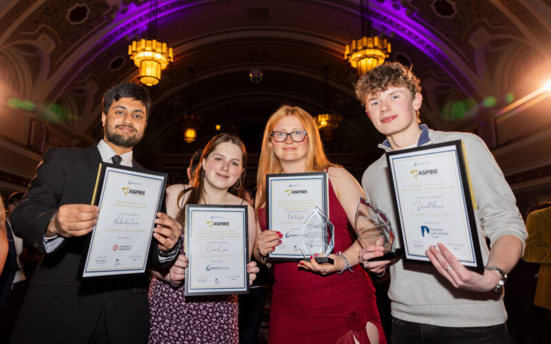 L to R Mahad Aamer, Connie Coope, Nicole Latos and Daniel Moran